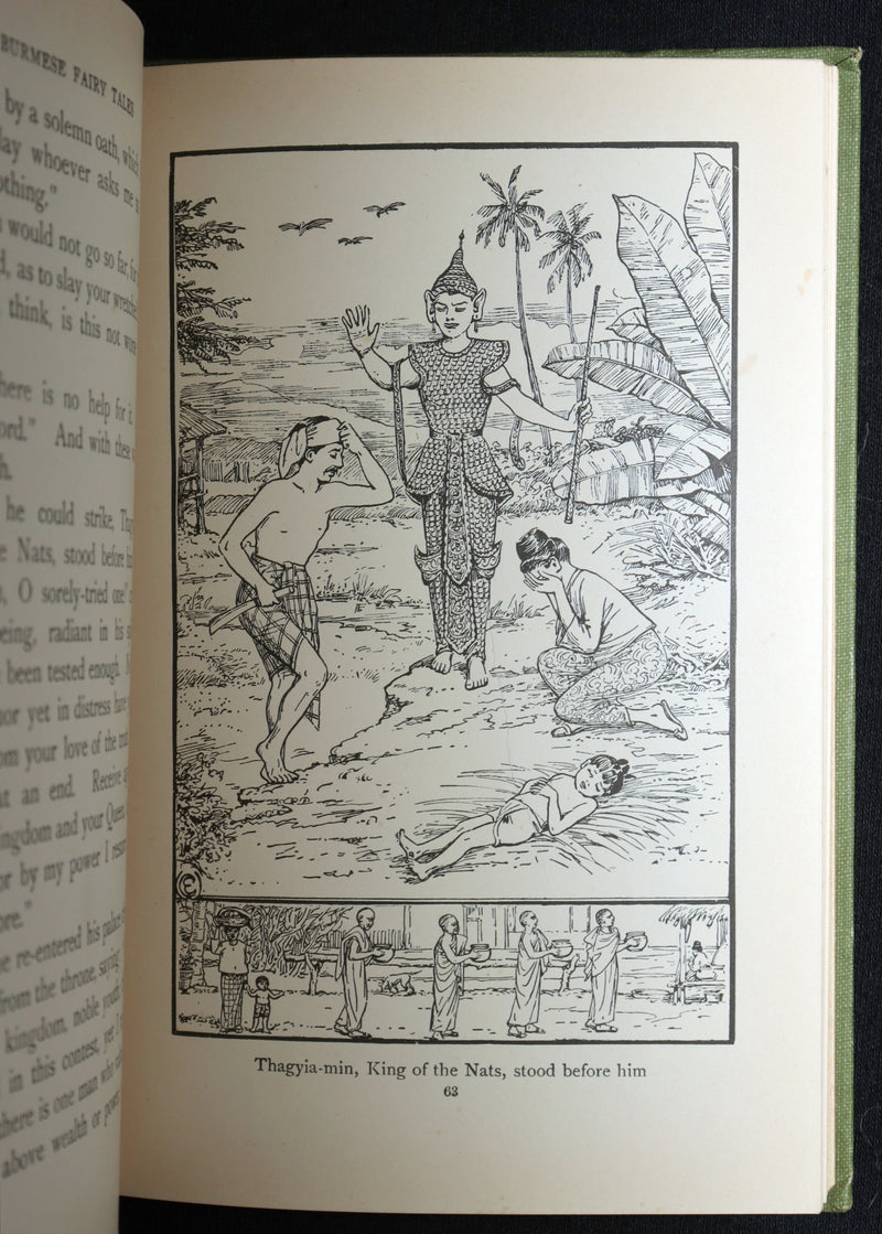 1916 Scarce First Edition - Fairy Tales and Legends of Burma (Myanmar) by Ward