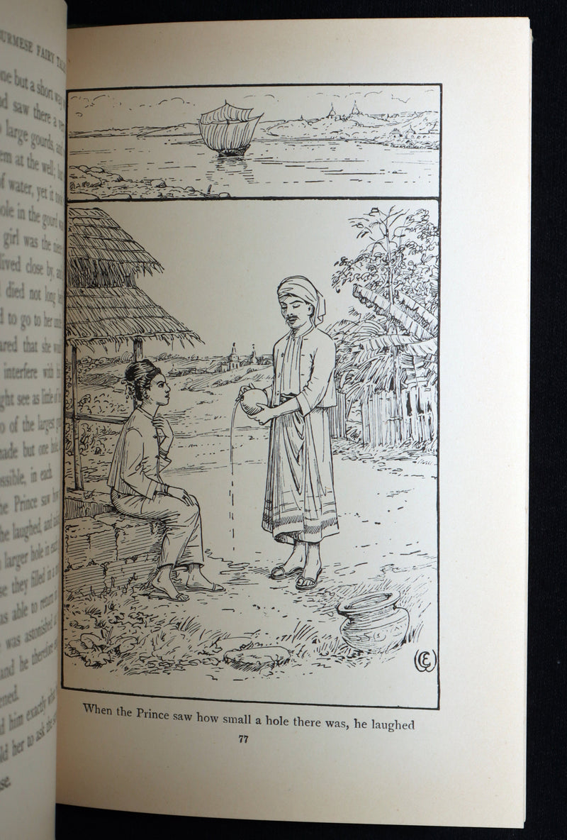 1916 Scarce First Edition - Fairy Tales and Legends of Burma (Myanmar) by Ward