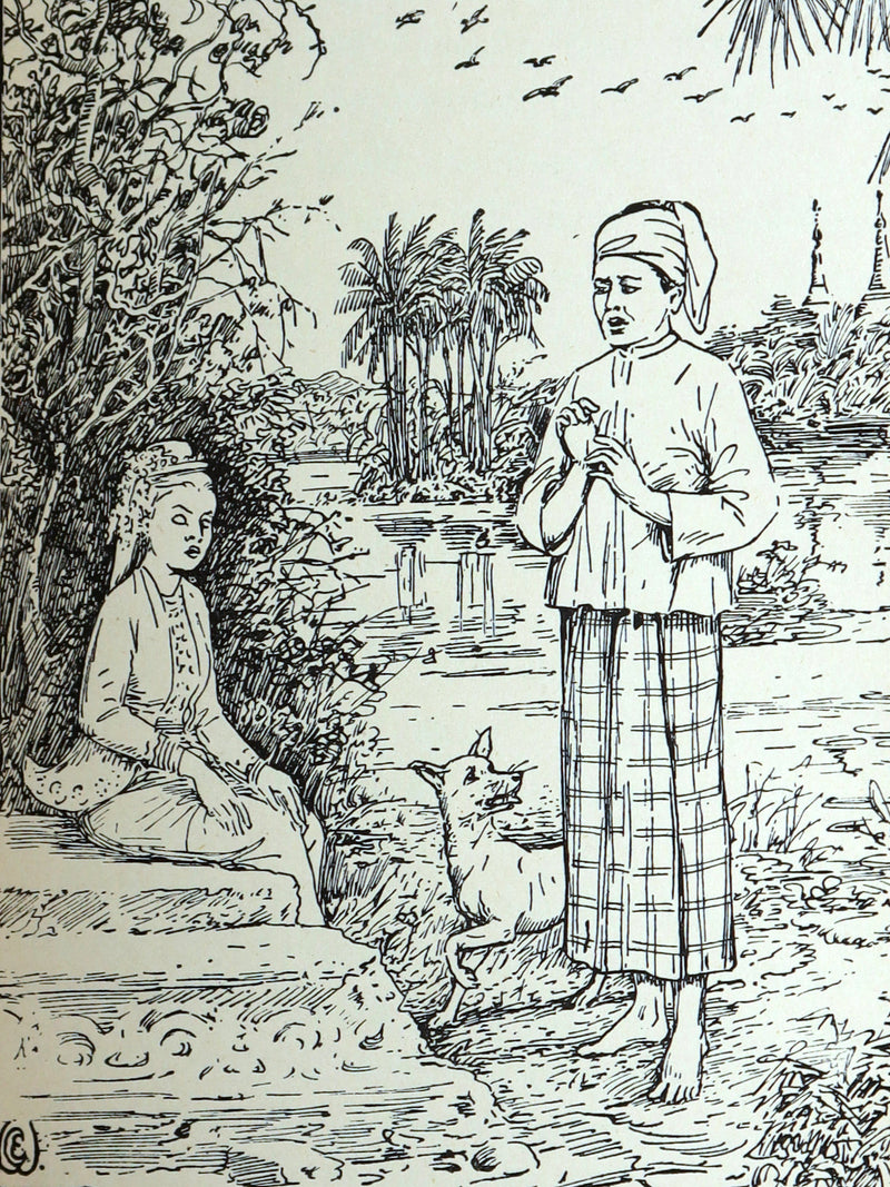 1916 Scarce First Edition - Fairy Tales and Legends of Burma (Myanmar) by Ward