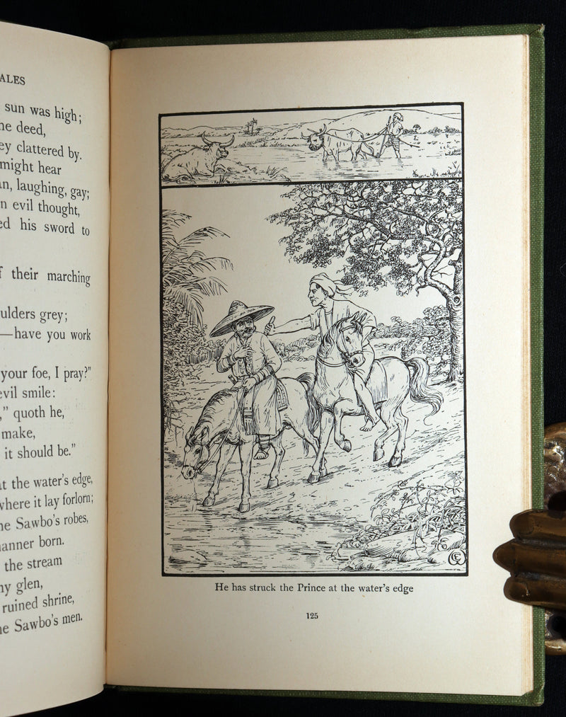 1916 Scarce First Edition - Fairy Tales and Legends of Burma (Myanmar) by Ward
