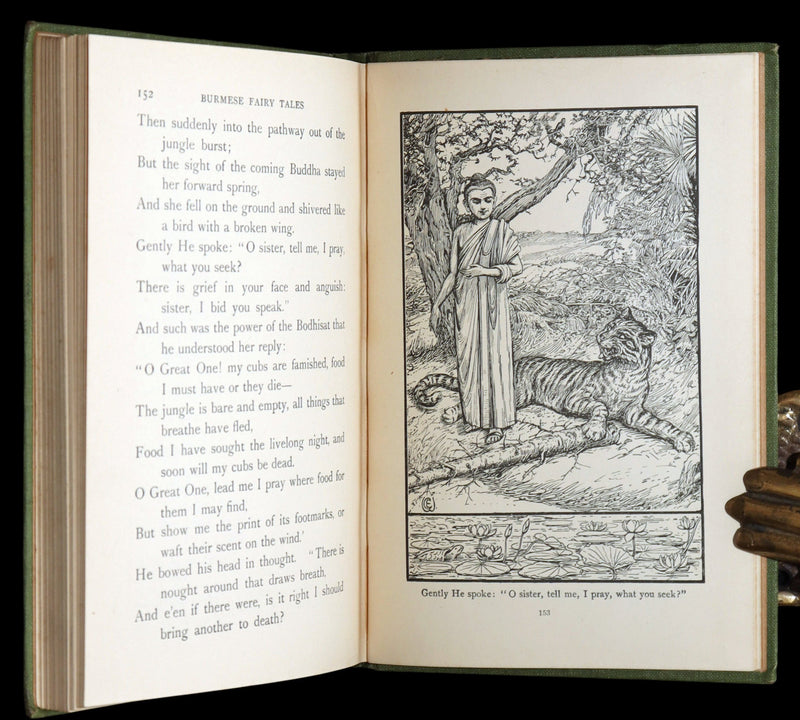 1916 Scarce First Edition - Fairy Tales and Legends of Burma (Myanmar) by Ward