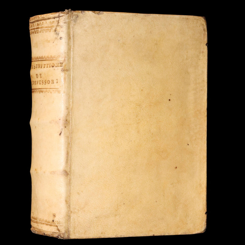 1584 Rare Vellum Book - Bartolomeo de Medina Breve Instruttione de' Confessori