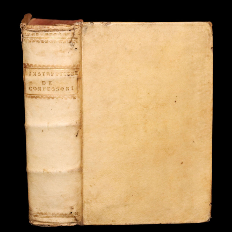 1584 Rare Vellum Book - Bartolomeo de Medina Breve Instruttione de' Confessori