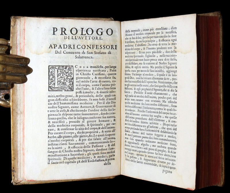 1584 Rare Vellum Book - Bartolomeo de Medina Breve Instruttione de' Confessori