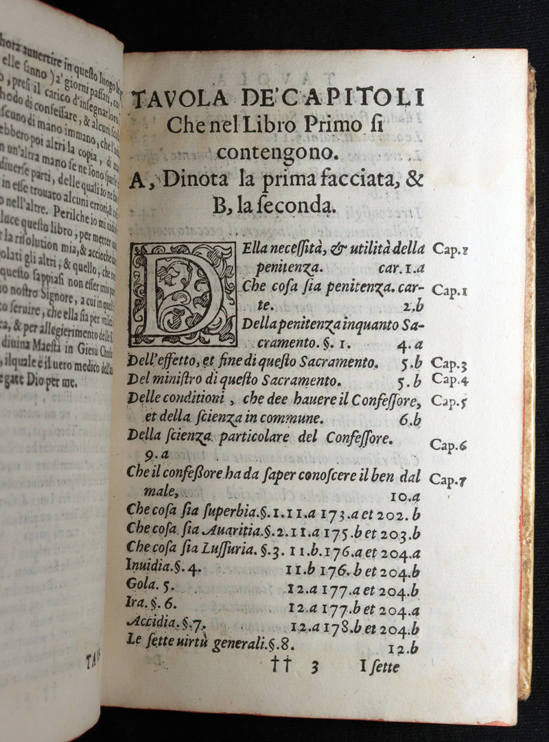 1584 Rare Vellum Book - Bartolomeo de Medina Breve Instruttione de' Confessori