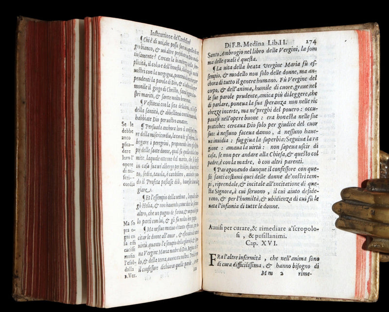 1584 Rare Vellum Book - Bartolomeo de Medina Breve Instruttione de' Confessori