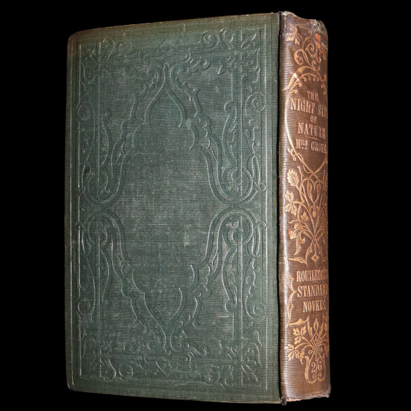 1852 Rare Victorian Book - The Night Side of Nature, Ghost Seers, Poltergeist