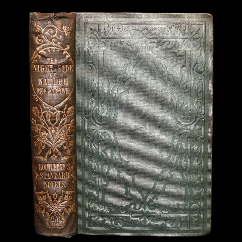 1852 Rare Victorian Book - The Night Side of Nature, Ghost Seers, Poltergeist