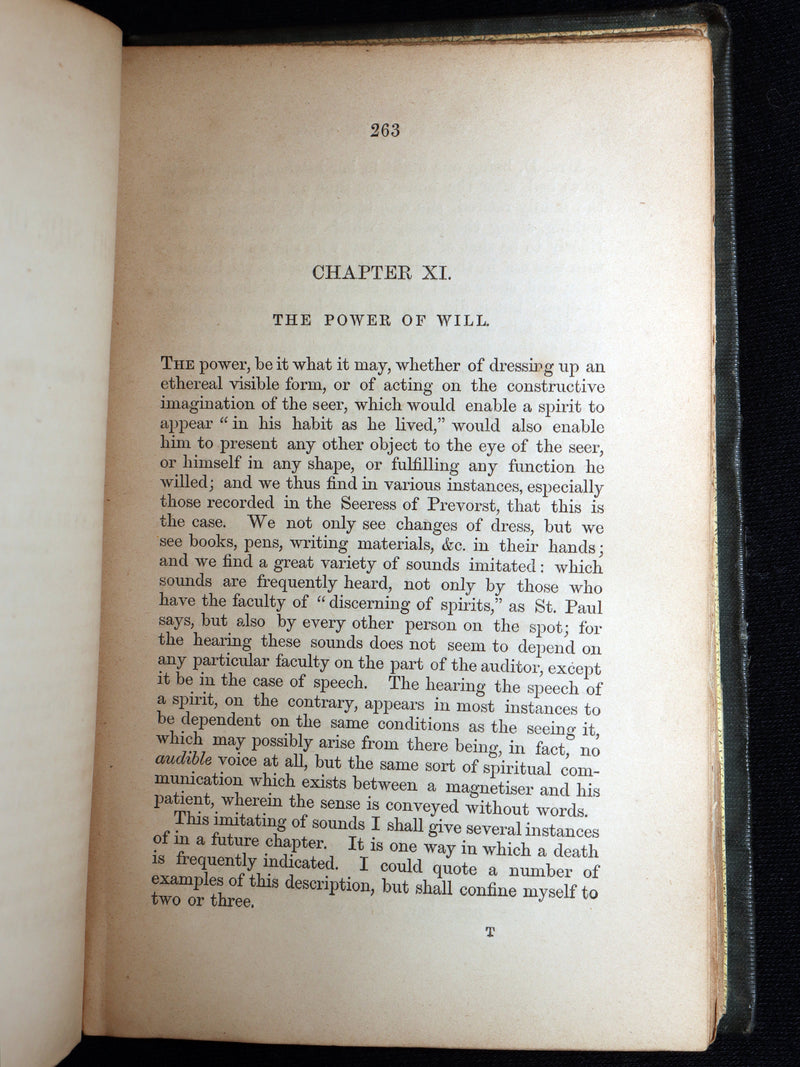 1852 Rare Victorian Book - The Night Side of Nature, Ghost Seers, Poltergeist