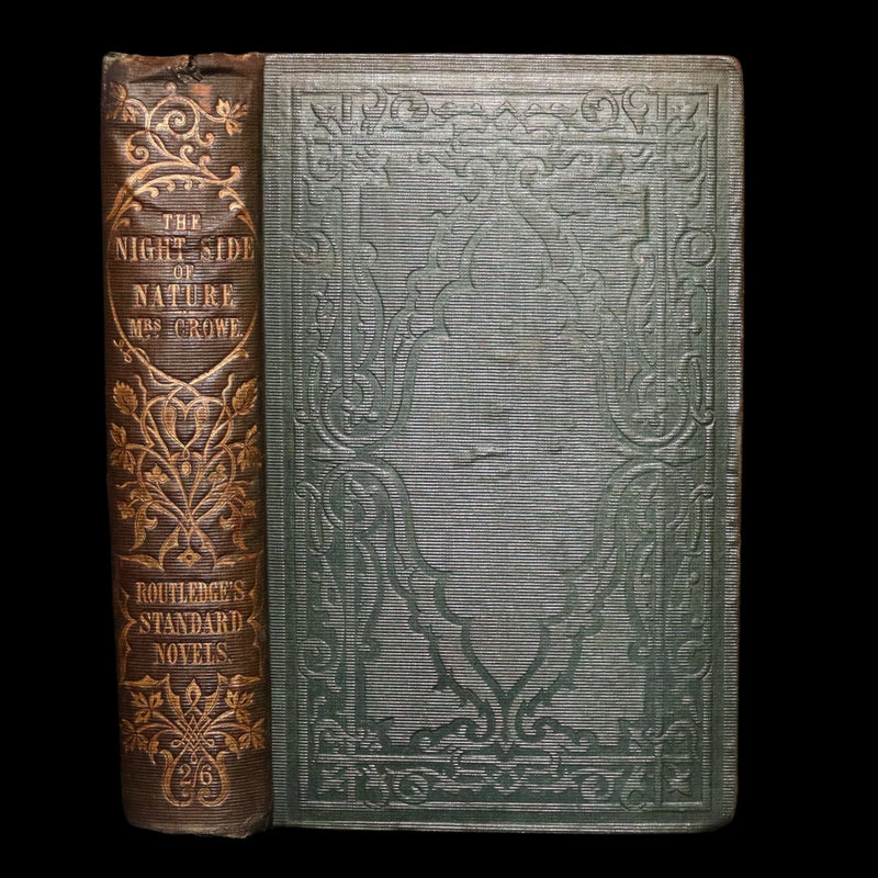 1852 Rare Victorian Book - The Night Side of Nature, Ghost Seers, Poltergeist