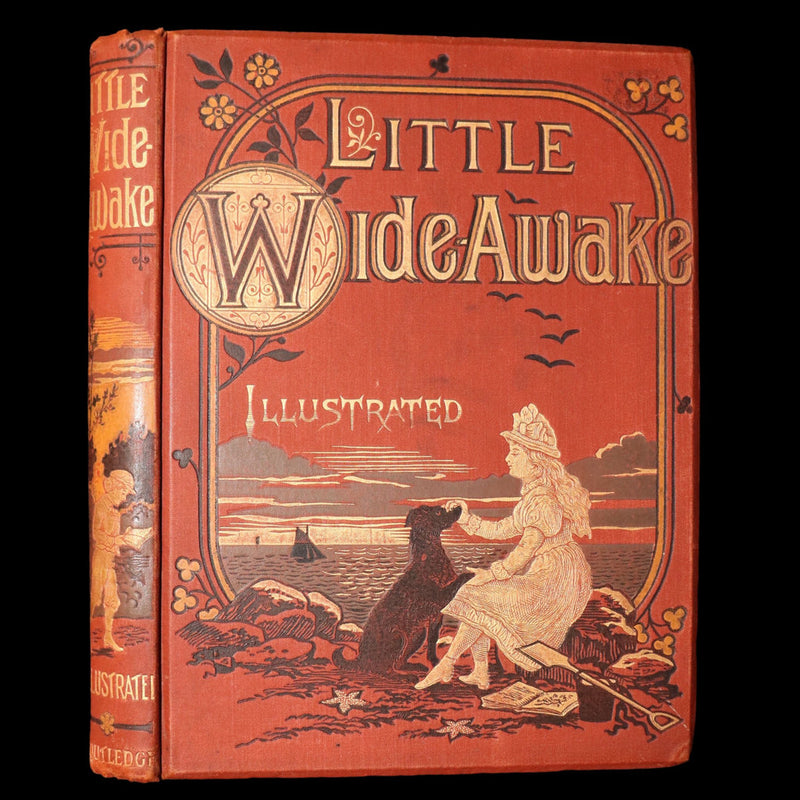 1889 Rare Book - Little Wide-Awake: An Illustrated Magazine for Children