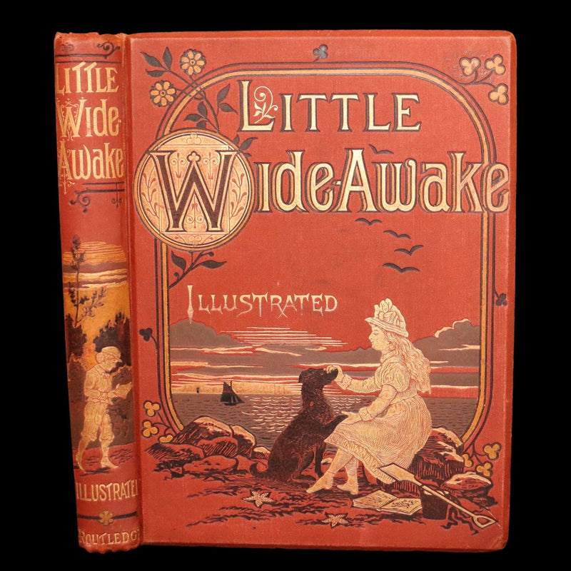 1889 Rare Book - Little Wide-Awake: An Illustrated Magazine for Children