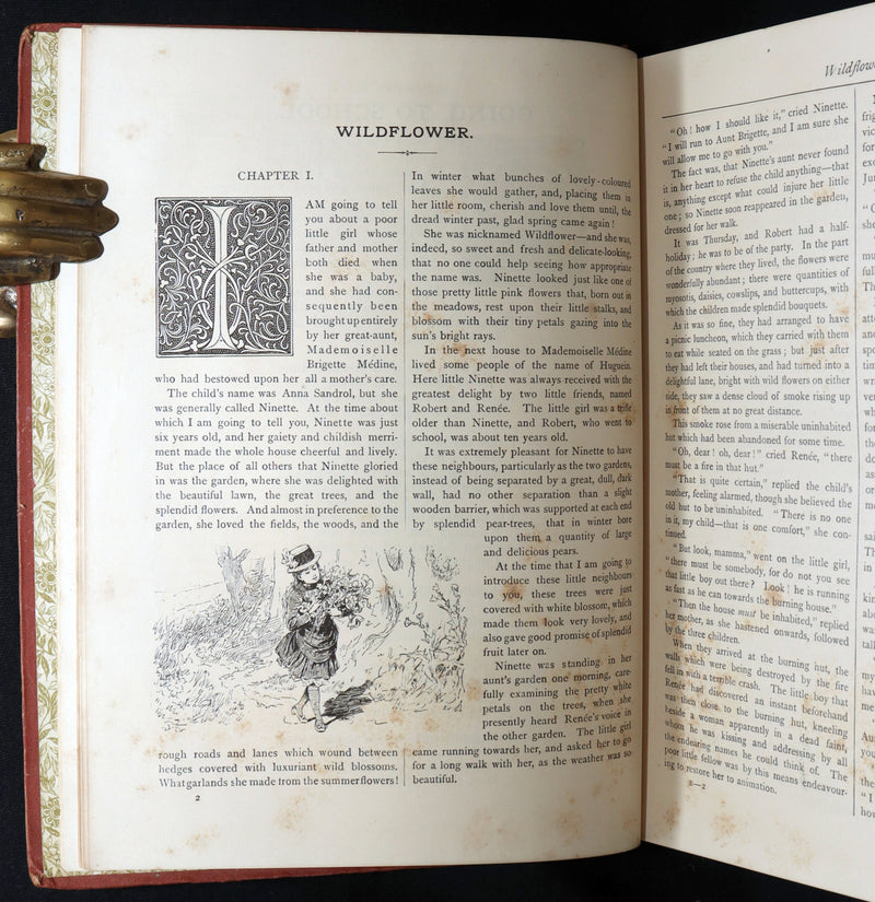1889 Rare Book - Little Wide-Awake: An Illustrated Magazine for Children