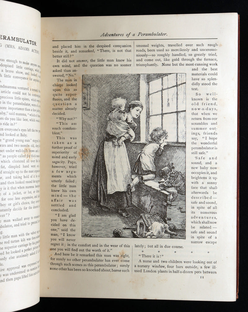 1889 Rare Book - Little Wide-Awake: An Illustrated Magazine for Children
