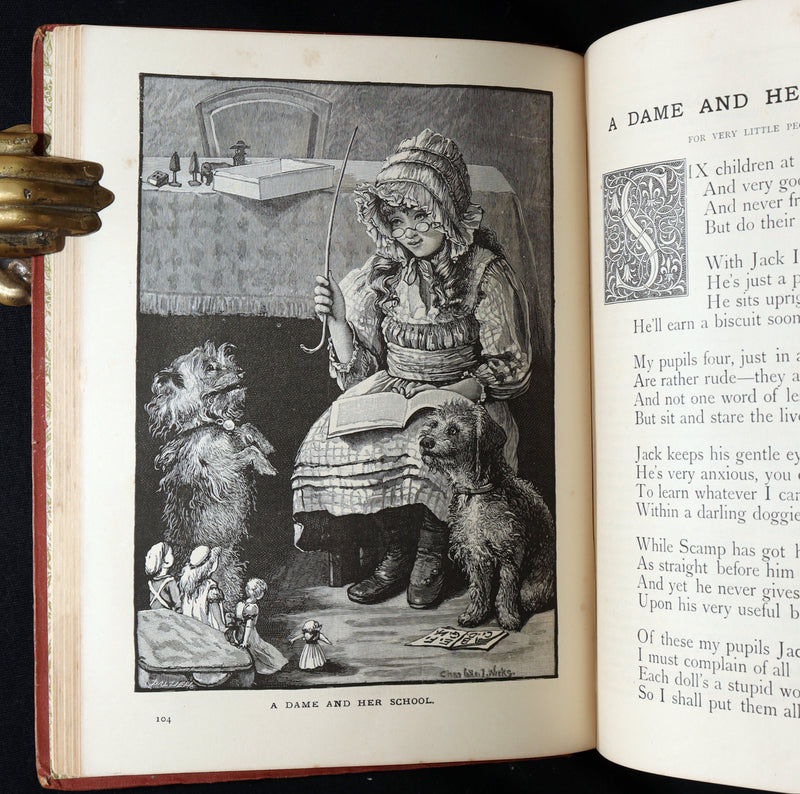 1889 Rare Book - Little Wide-Awake: An Illustrated Magazine for Children