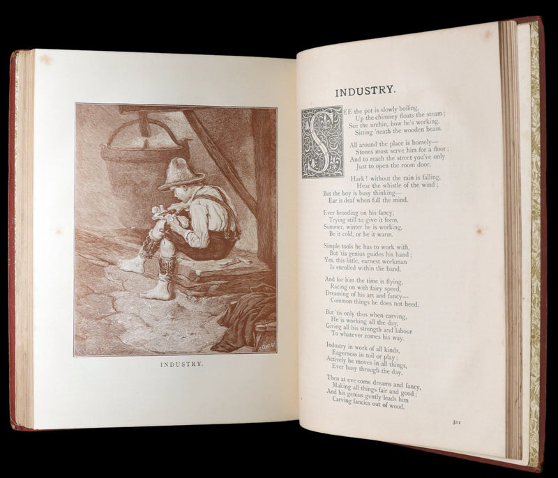 1889 Rare Book - Little Wide-Awake: An Illustrated Magazine for Children