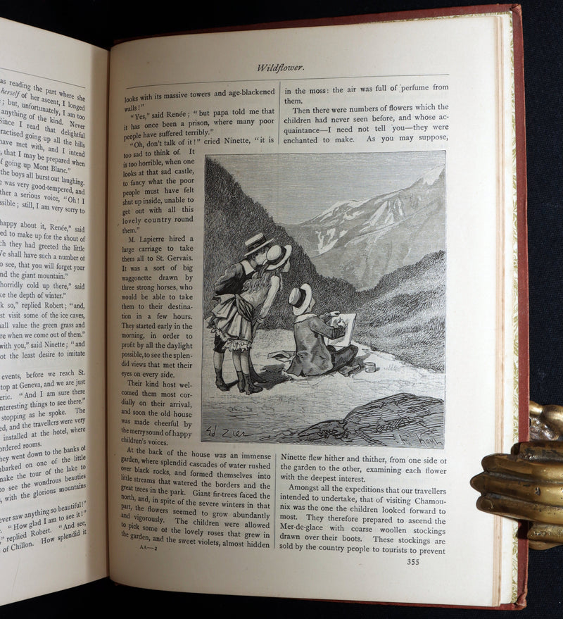 1889 Rare Book - Little Wide-Awake: An Illustrated Magazine for Children