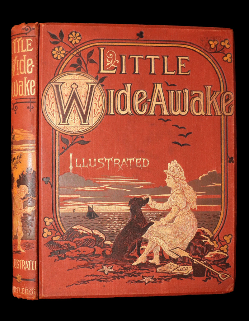 1889 Rare Book - Little Wide-Awake: An Illustrated Magazine for Children
