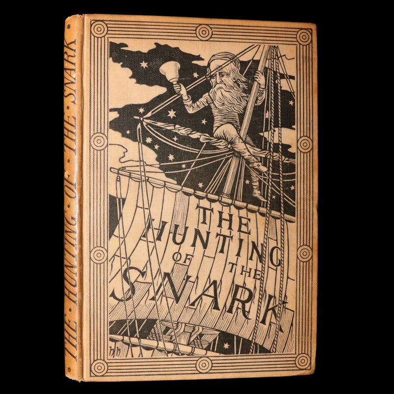 1876 Rare First Edition - The Hunting of the Snark by Lewis Carroll, Illustrated