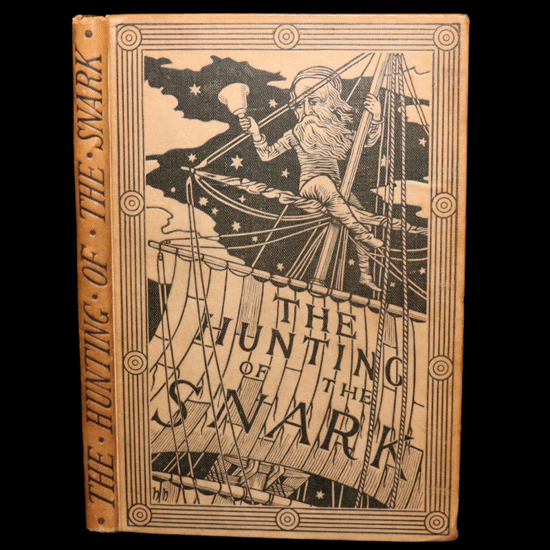 1876 Rare First Edition - The Hunting of the Snark by Lewis Carroll, Illustrated