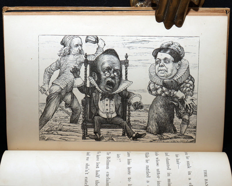 1876 Rare First Edition - The Hunting of the Snark by Lewis Carroll, Illustrated
