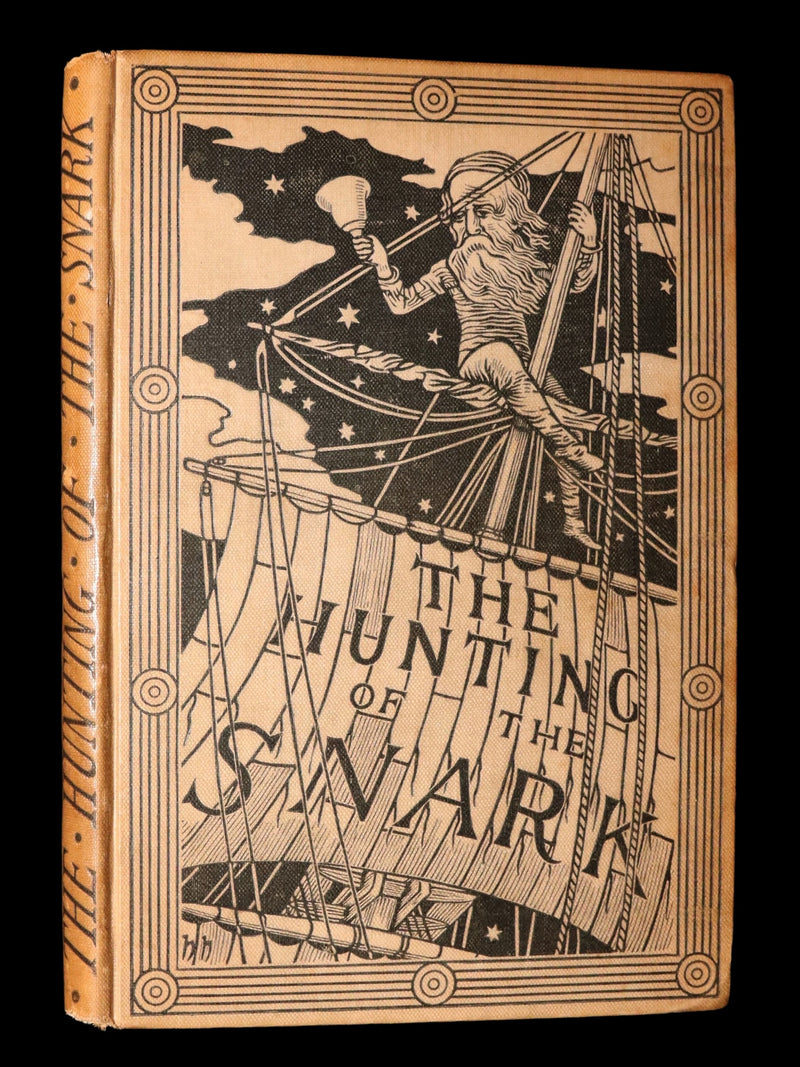 1876 Rare First Edition - The Hunting of the Snark by Lewis Carroll, Illustrated