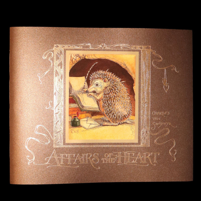 2019 Rare Signed Book - Affairs Of The Heart, Illustrated by Charles van Sandwyk