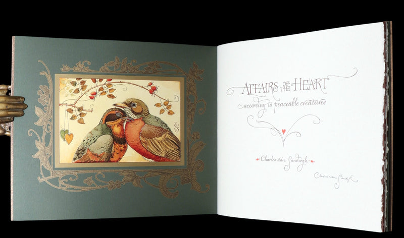 2019 Rare Signed Book - Affairs Of The Heart, Illustrated by Charles van Sandwyk