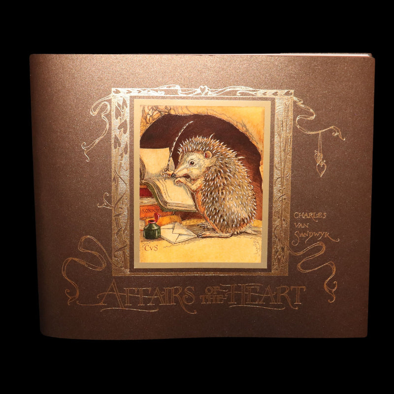 2019 Rare Signed Book - Affairs Of The Heart, Illustrated by Charles van Sandwyk