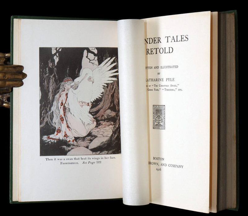 1916 Rare First Edition - Wonder Tales Retold Illustrated by Katharine Pyle