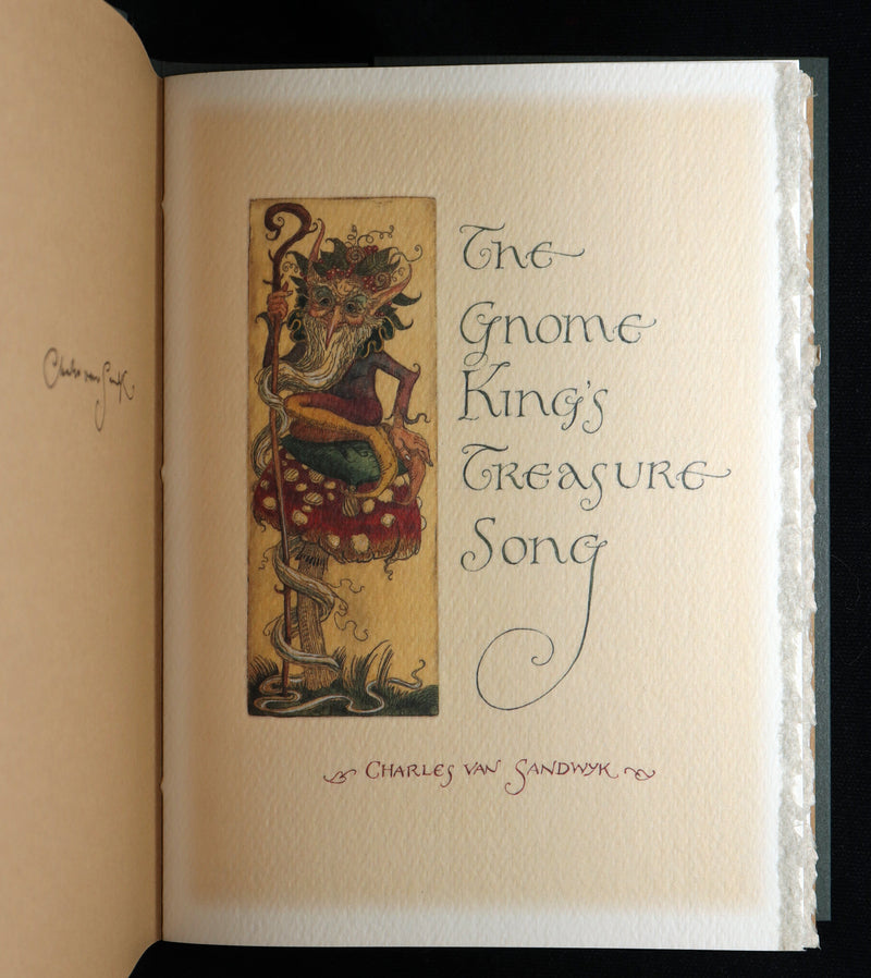 2000 Signed First Edition- The Gnome King’s Treasure Song by Charles van Sandwyk