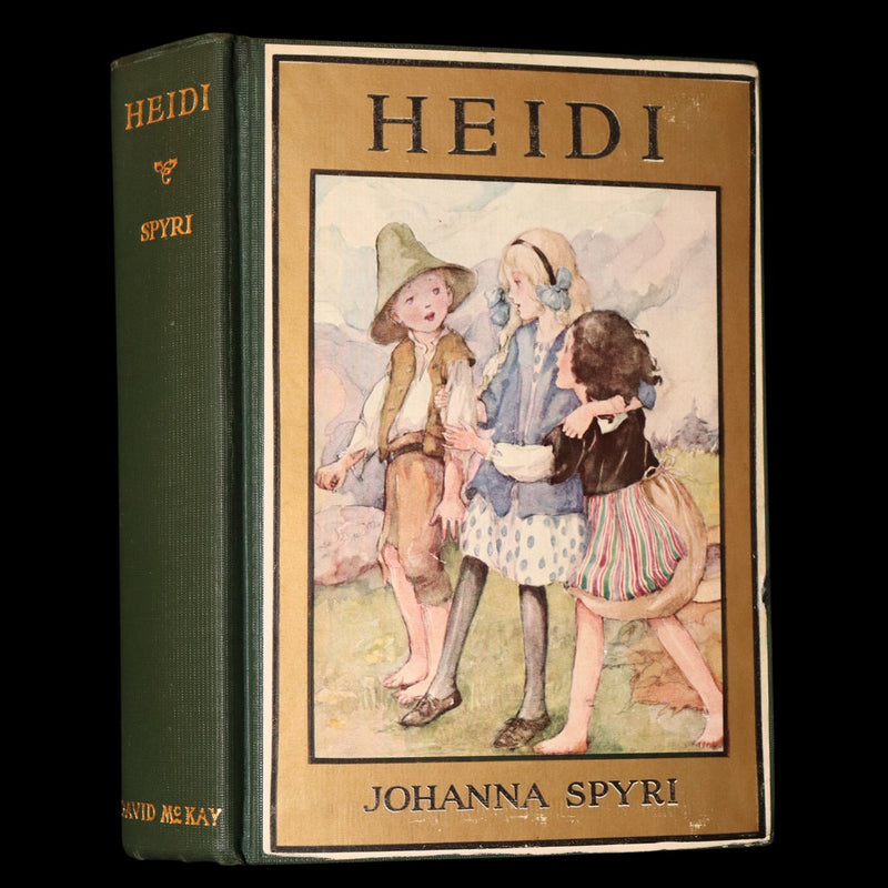 1923 First Anne Anderson Illustrated Edition - Heidi by Johanna Spyri