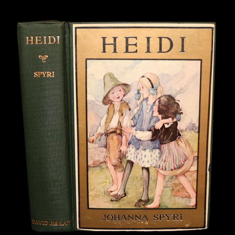 1923 First Anne Anderson Illustrated Edition - Heidi by Johanna Spyri