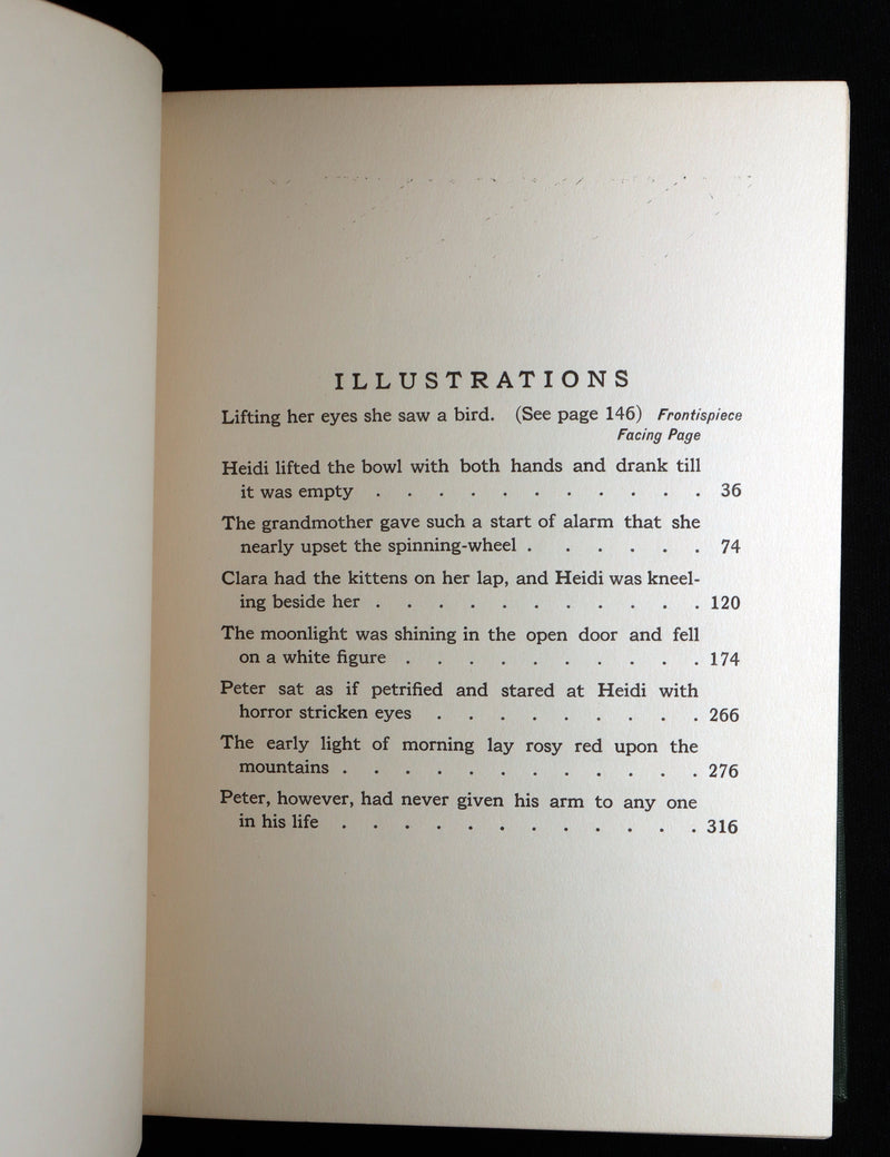 1923 First Anne Anderson Illustrated Edition - Heidi by Johanna Spyri