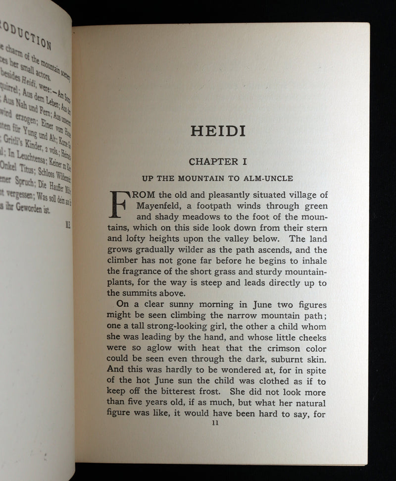1923 First Anne Anderson Illustrated Edition - Heidi by Johanna Spyri