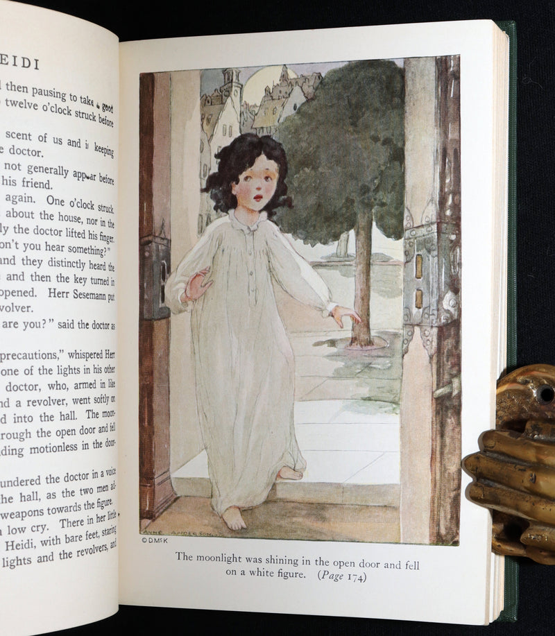 1923 First Anne Anderson Illustrated Edition - Heidi by Johanna Spyri