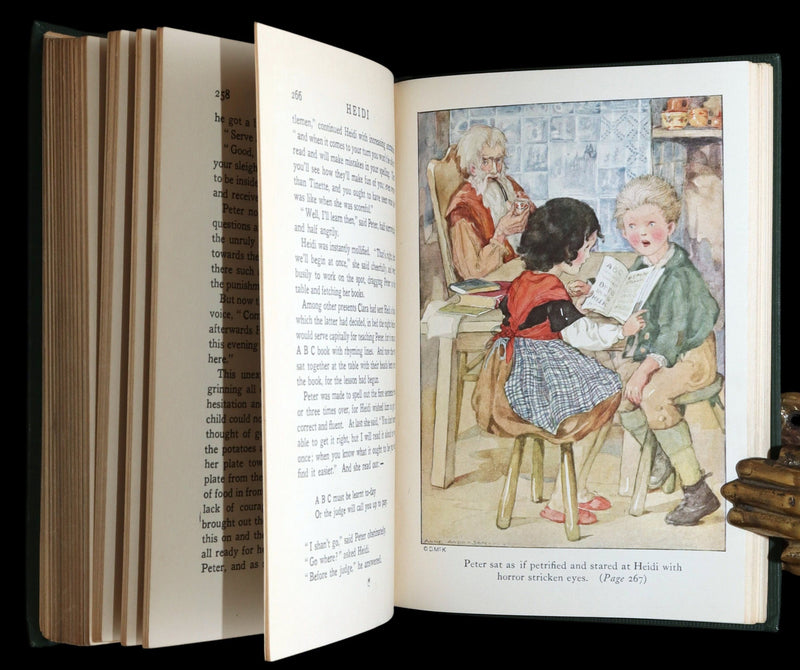 1923 First Anne Anderson Illustrated Edition - Heidi by Johanna Spyri
