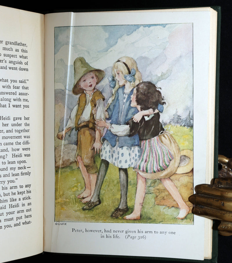 1923 First Anne Anderson Illustrated Edition - Heidi by Johanna Spyri