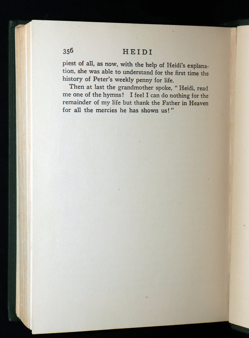 1923 First Anne Anderson Illustrated Edition - Heidi by Johanna Spyri