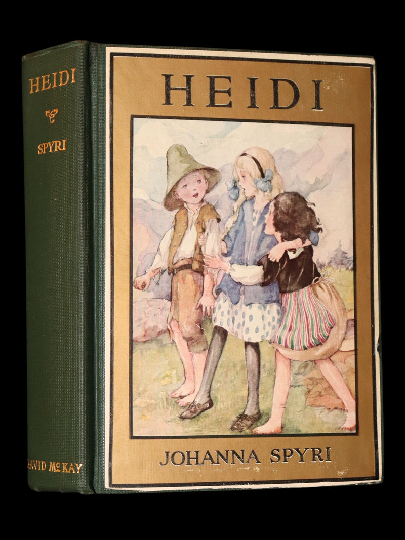1923 First Anne Anderson Illustrated Edition - Heidi by Johanna Spyri
