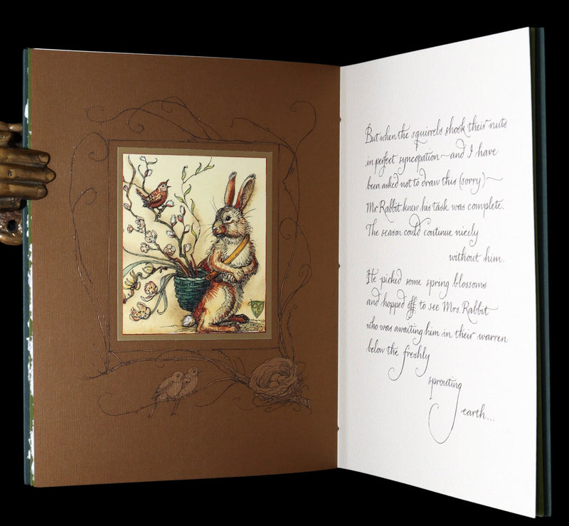 2008 Rare Signed 1stED - Mr. Rabbit's Symphony of Nature by Charles van Sandwyk