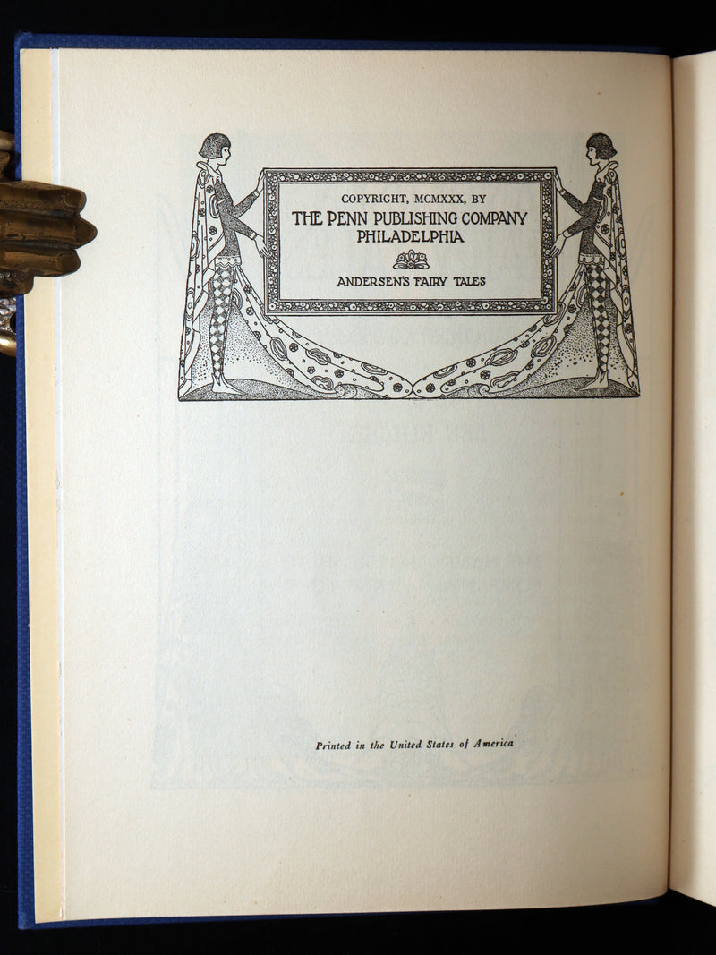 1930 First Edition - Andersen's Fairy Tales illustrated by Ben Kutcher