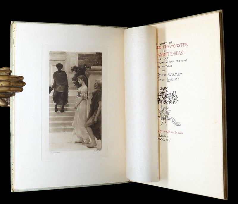 1895 Scarce Book - The Story of Zelinda and the Monster or, Beauty and the Beast