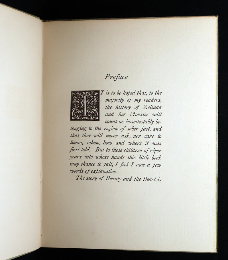 1895 Scarce Book - The Story of Zelinda and the Monster or, Beauty and the Beast