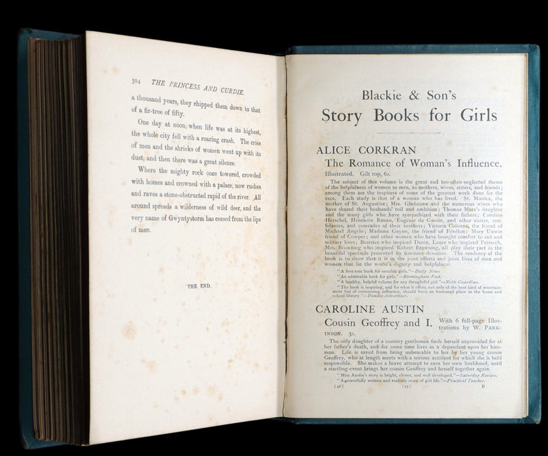 1900 Rare Book - The Princess and Curdie by George MacDonald, Illustrated