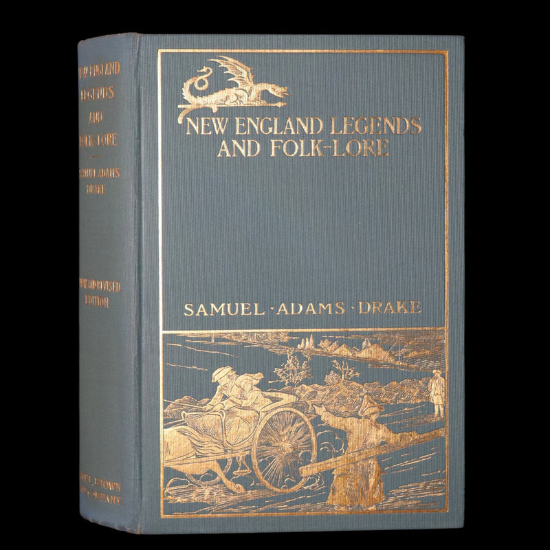 1901 Rare Book - Drake's New England Legends and Folk Lore, Illustrated