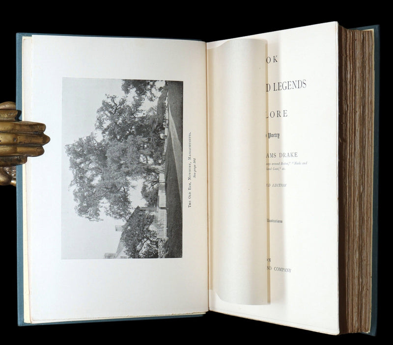 1901 Rare Book - Drake's New England Legends and Folk Lore, Illustrated