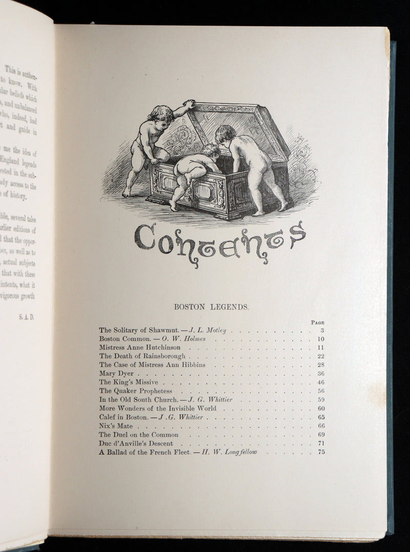 1901 Rare Book - Drake's New England Legends and Folk Lore, Illustrated