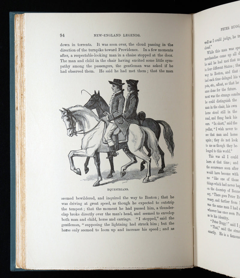 1901 Rare Book - Drake's New England Legends and Folk Lore, Illustrated