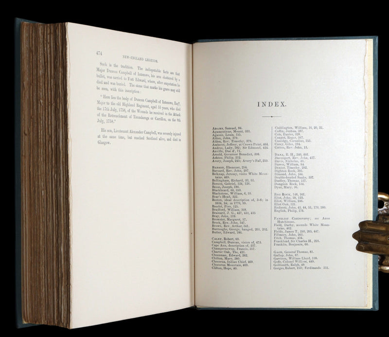 1901 Rare Book - Drake's New England Legends and Folk Lore, Illustrated